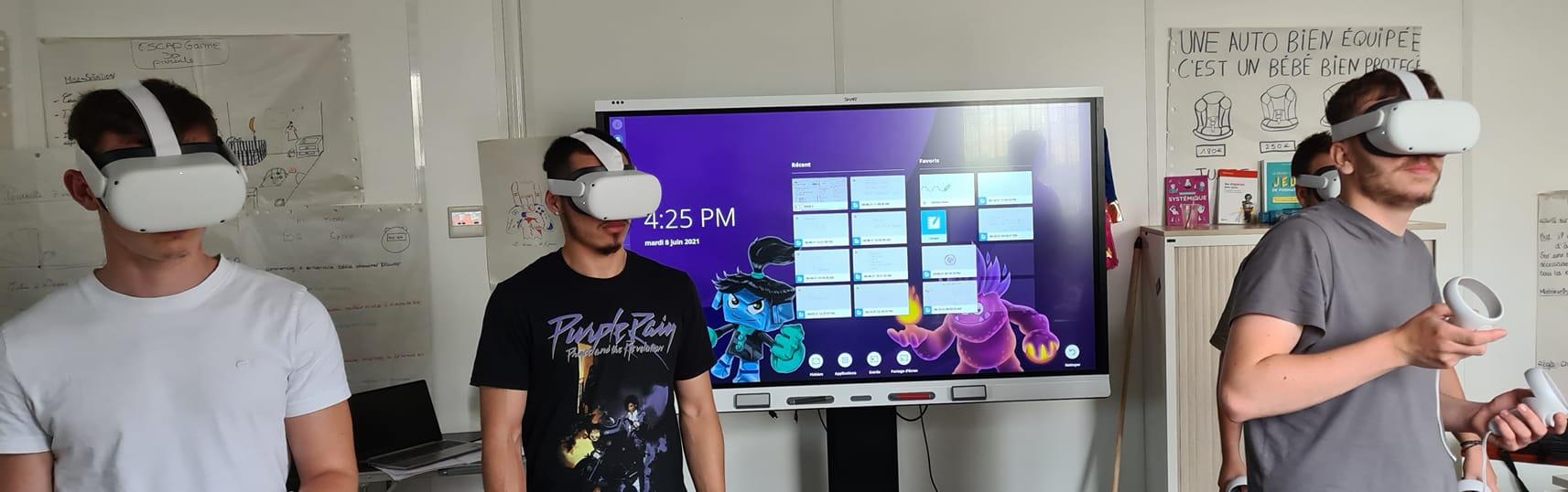 Casques VR et Écran smart interactif